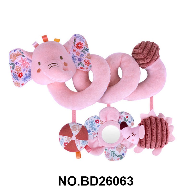 وعلقت عربة الأطفال ذات الحلزونية المتحركة Item Picture