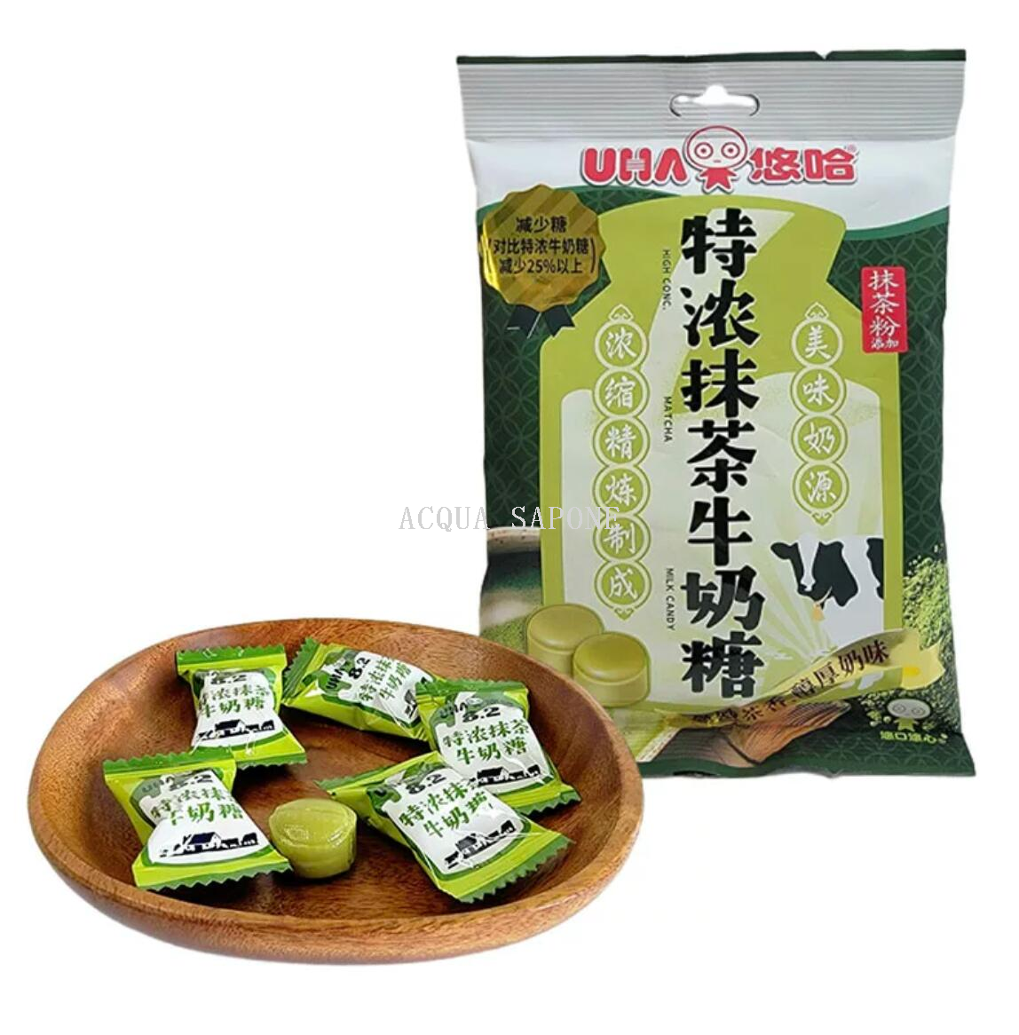 Free shipping! Youhart Thick Salt Milk Matcha Candy 103g Matcha Milk Candy, a snack hard candy Application Scenario