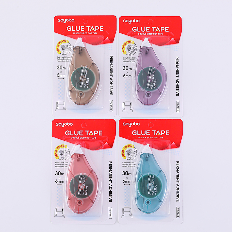 YB-8611 Sayobo Glue tape, 30 meters *6mm, English version full figure