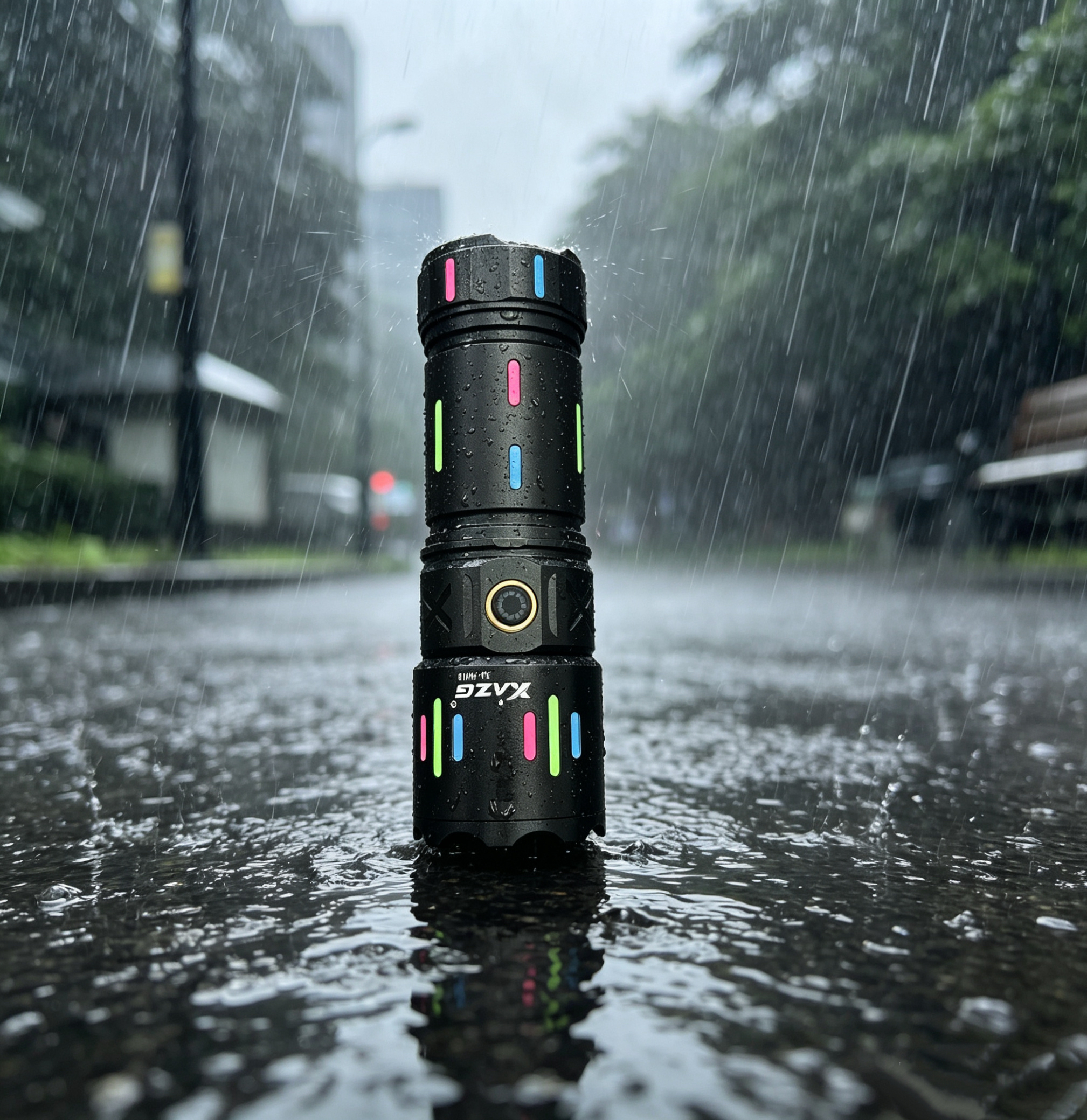 High-intensity flashlight, ultra-bright laser cannon, long-range King, rechargeable outdoor waterproof, ultra-long battery life, household emergency light model XA-W419 details Picture