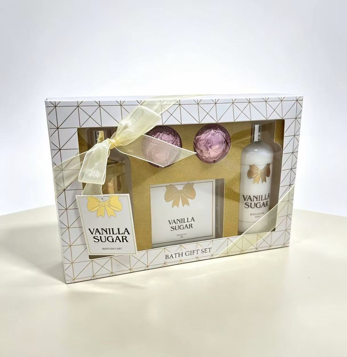 Vanilla Sugar香氛沐浴礼盒 甜蜜香草味滋润护肤套装
