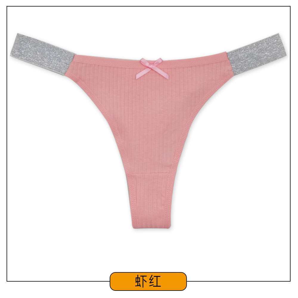 87522# Foreign Trade Underwear, Russian women's Underwear, T-shaped underwear, ribbed underwear, Women's wholesale, Women's thong bestseller QNI details Picture