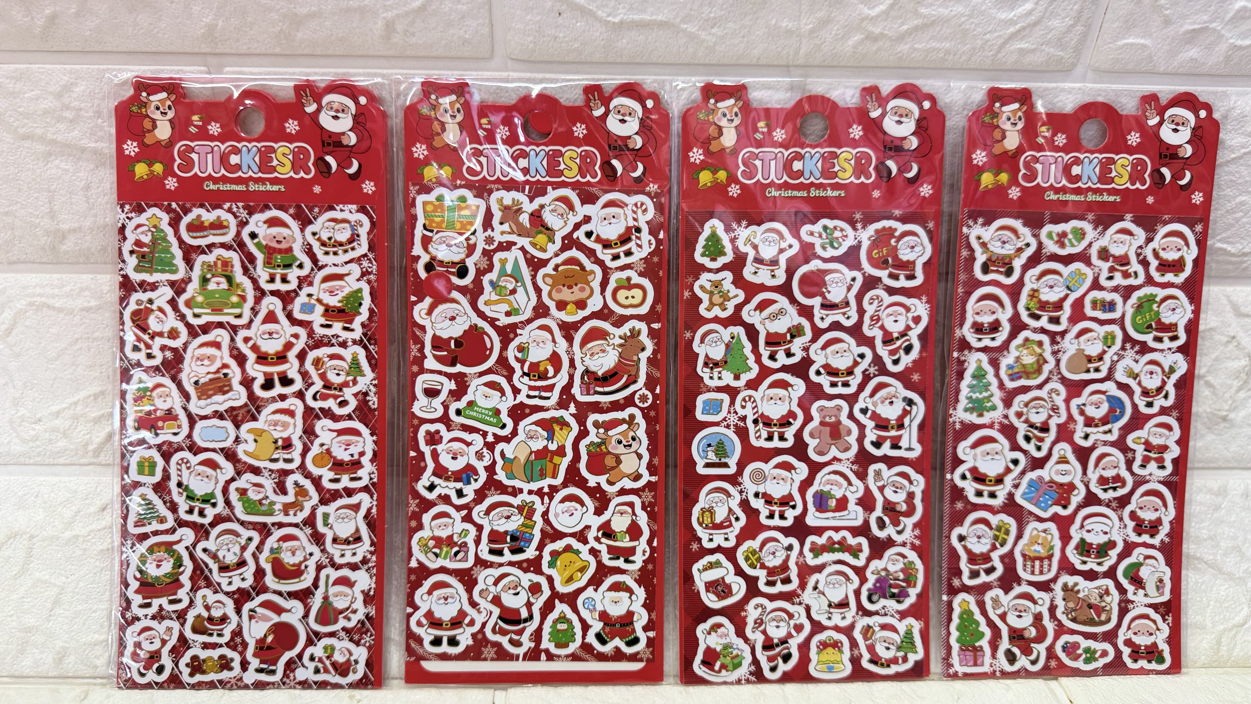 Christmas Guka stickers, Santa Claus stickers, Christmas tree planner stickers, diy decorative material stickers pic 2
