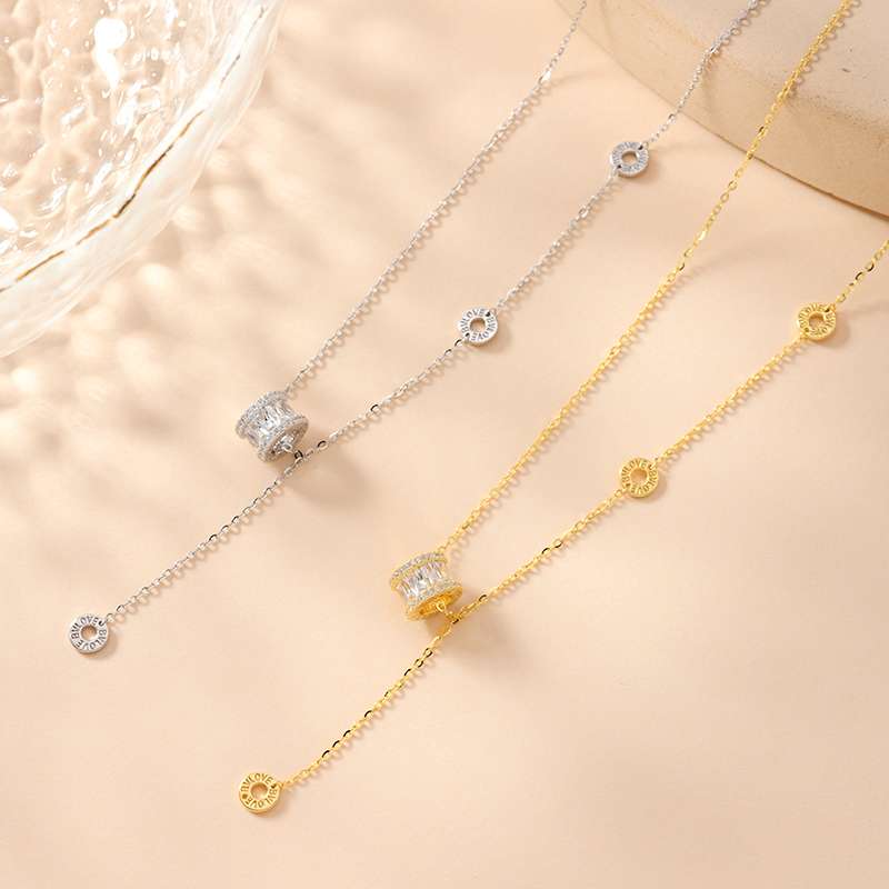 The new S925 silver necklace, an elegant and prosperous silver necklace