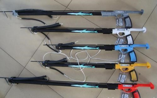 Latex tube-powered deep-sea fishing gun details Picture