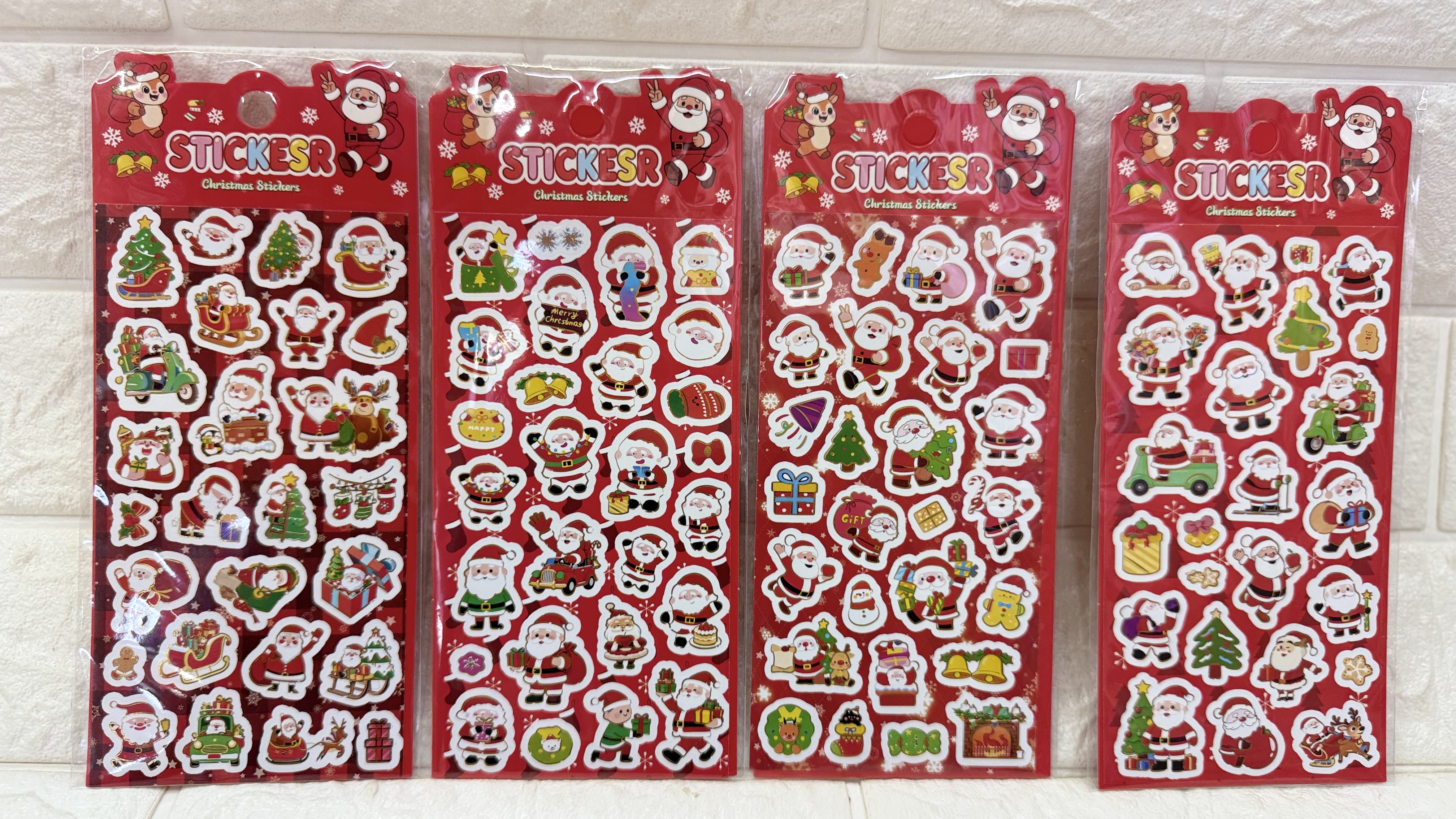 Christmas Guka stickers, Santa Claus stickers, Christmas tree planner stickers, diy decorative material stickers pic 4