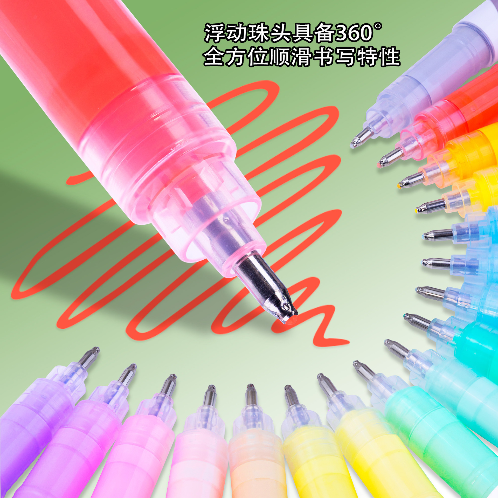 Guangna 586 high-gloss acrylic marker pen, large-capacity water-based direct liquid notebook, planner, drawing marker pen, graffiti pen Application Scenario