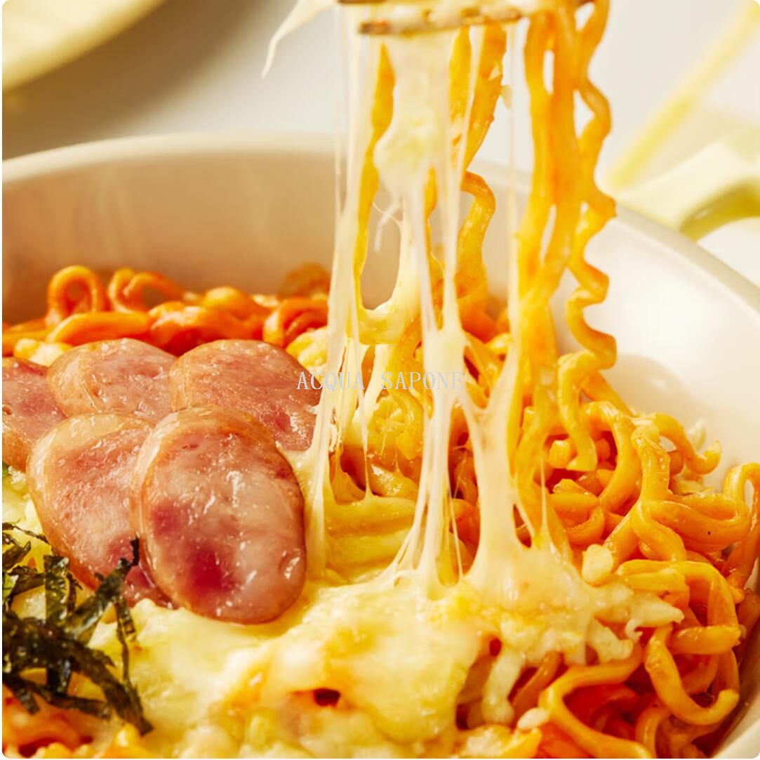Free shipping! SAN Yang Turkey Noodles with Cheese Flavor 105g, spicy and rich milk flavor, cheese stringed instant noodles, satisfying your craving fast food Item Picture
