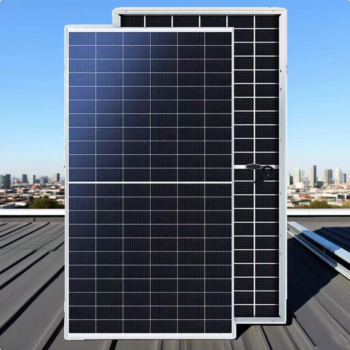 VATING STAR paneles solares de alta eficiencia Tiger Neo tipo N 710W-735W doble cara cuadro de plata paneles fotovoltaicos generación de energía almacenamiento compatible Item Picture
