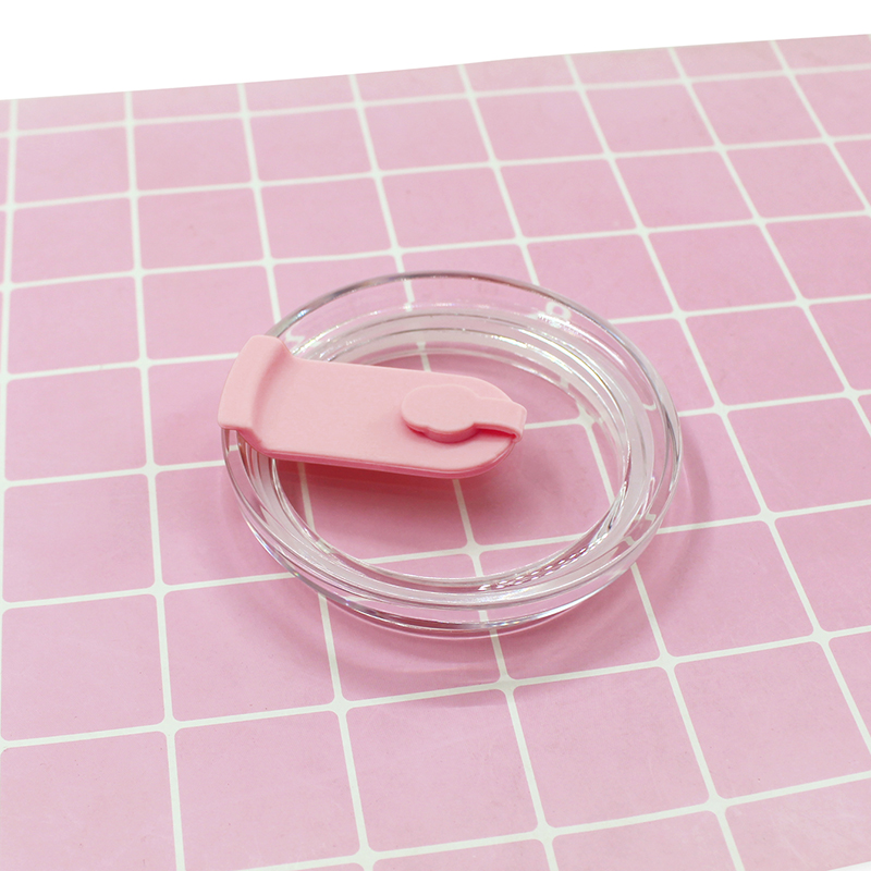 Plastic handle, straw lid, coffee cup, office water cup, coffee cup, stainless steel inner liner, outer pp inner liner, 304 details Picture