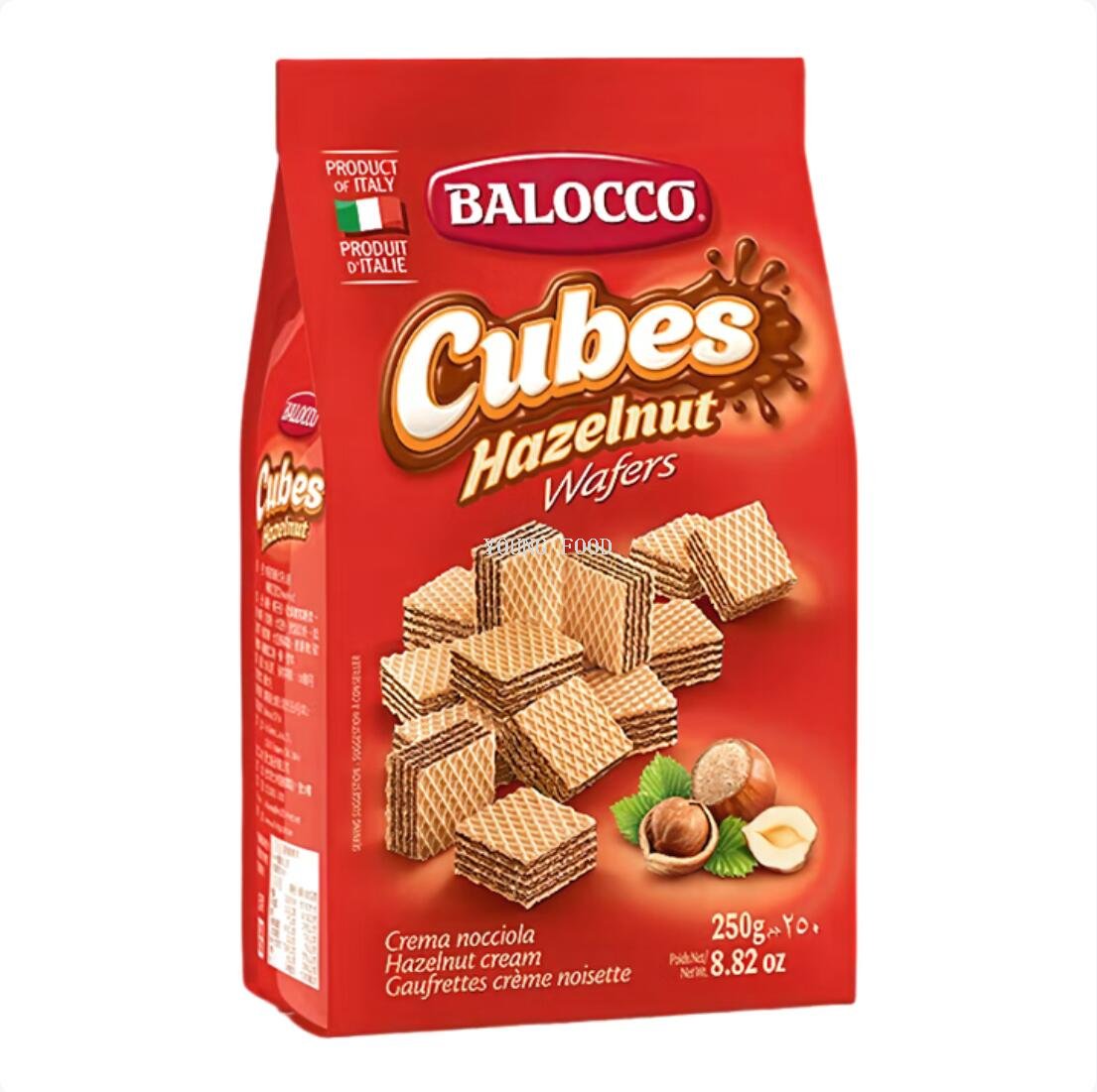 Free shipping! Italian imported 250g WAFERBITES snack biscuits and cookies details Picture