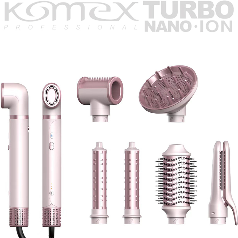 KOMEX 110,000 RPM high-speed brushless motor multi-functional high-power 1600W shaped hot air comb hair dryer