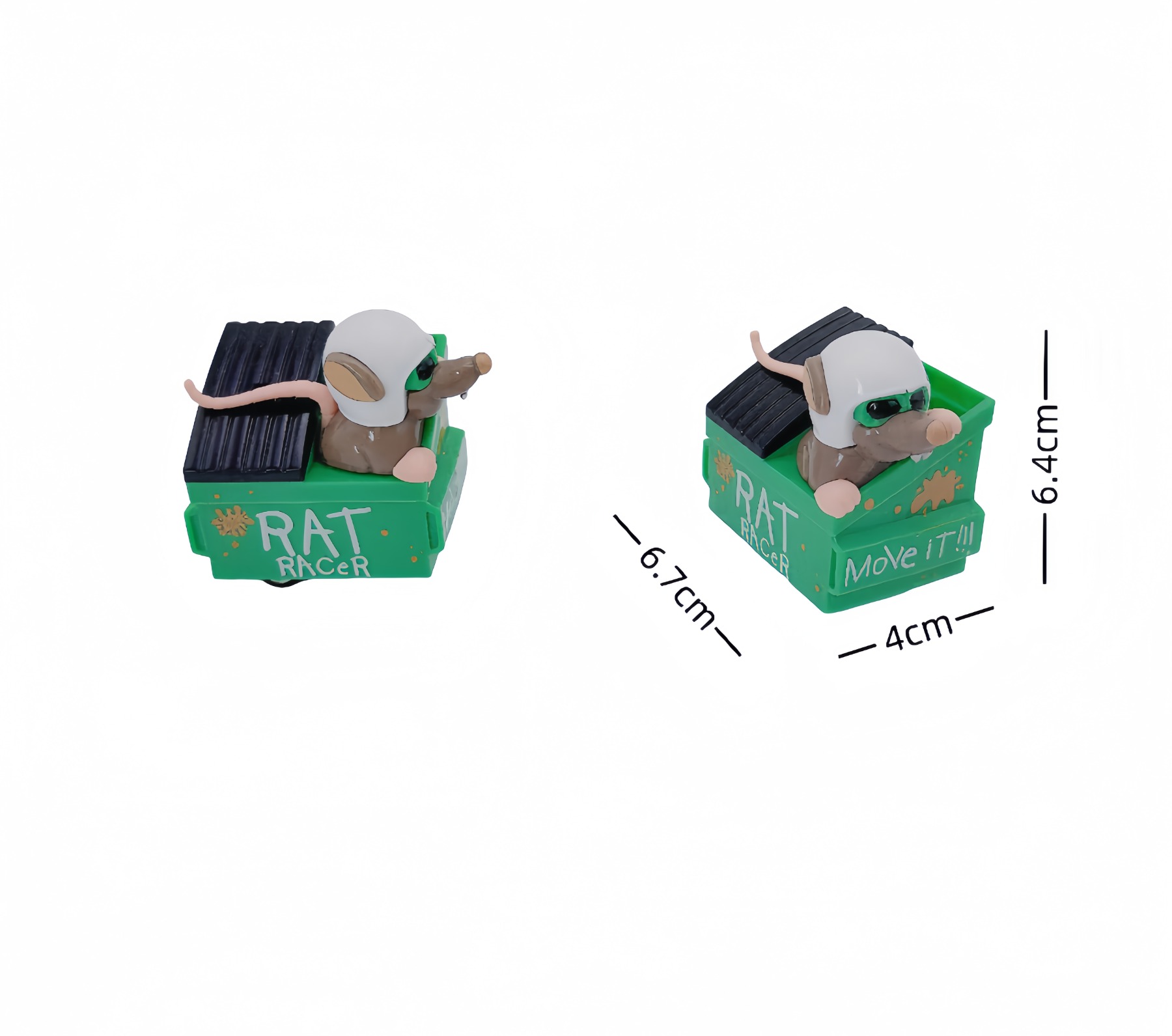 Mouse racing driver rebound car toy Application Scenario