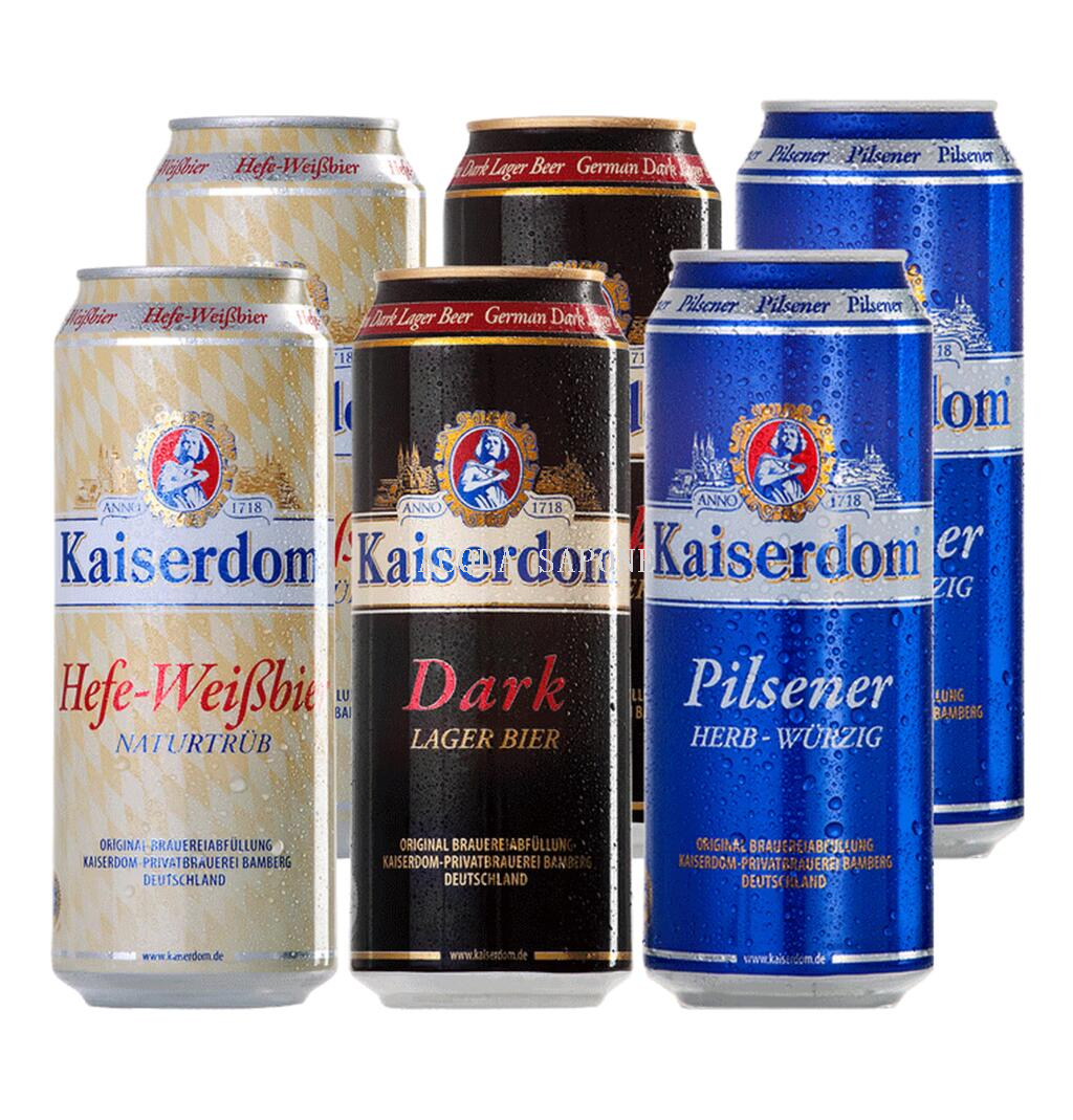 Free shipping! German imported craft can Kaiserdom classic wheat Beer, 500ml
