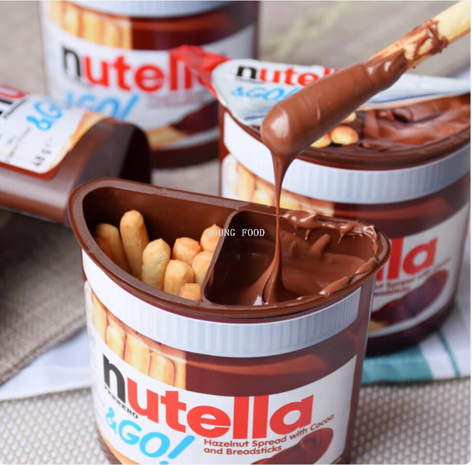 Free shipping! German Nutella Hazelnut Chocolate Sauce finger-shaped Cookies 52g tasting set, crispy and rich in flavor Application Scenario