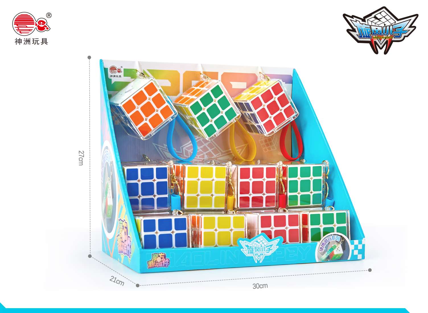 Whirlwind Kid Rubik's Cube, an intelligence and educational toy, 3x3 Rubik's Cube, 5.7cm, 6 sections of Rubik's Cube details Picture