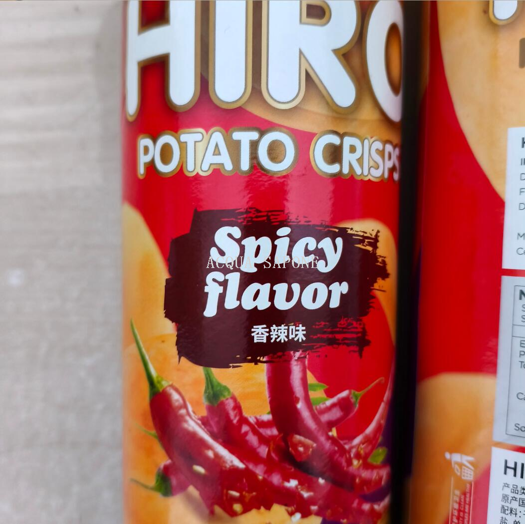 Free shipping! Malaysian imported food, HIRO original flavor potato chips 150g. The original cut potato chips are thin, crispy and delicious Application Scenario