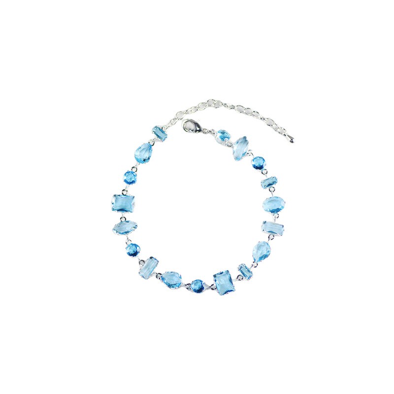 2026 Dopamine Zircon inlaid Light Luxury Bracelet, a versatile best friend style, a popular imported accessory Item Picture