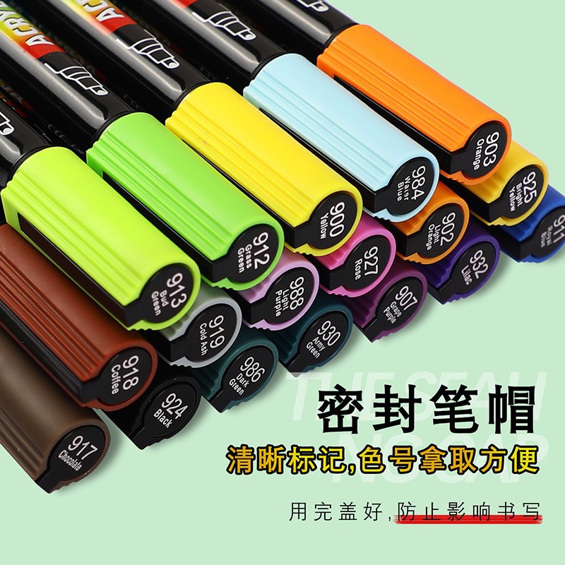 Guangna 1100 acrylic marker Pen Set DIY student painting, painting, doodling straight liquid water-based marker pen Application Scenario