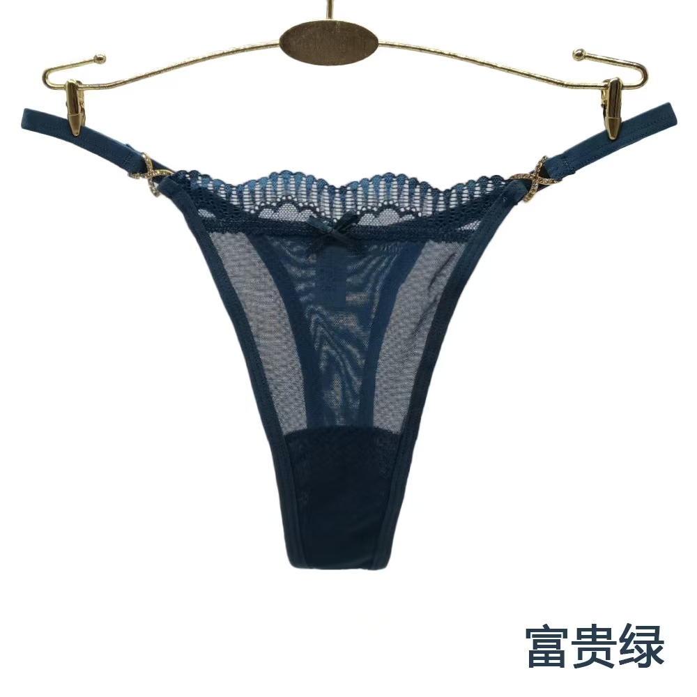 87496# женские трусики с сексуальными подтяжками из европы и америки для внешней торговли с кружевами из кружевных кружев в слишком тонких шортах details Picture