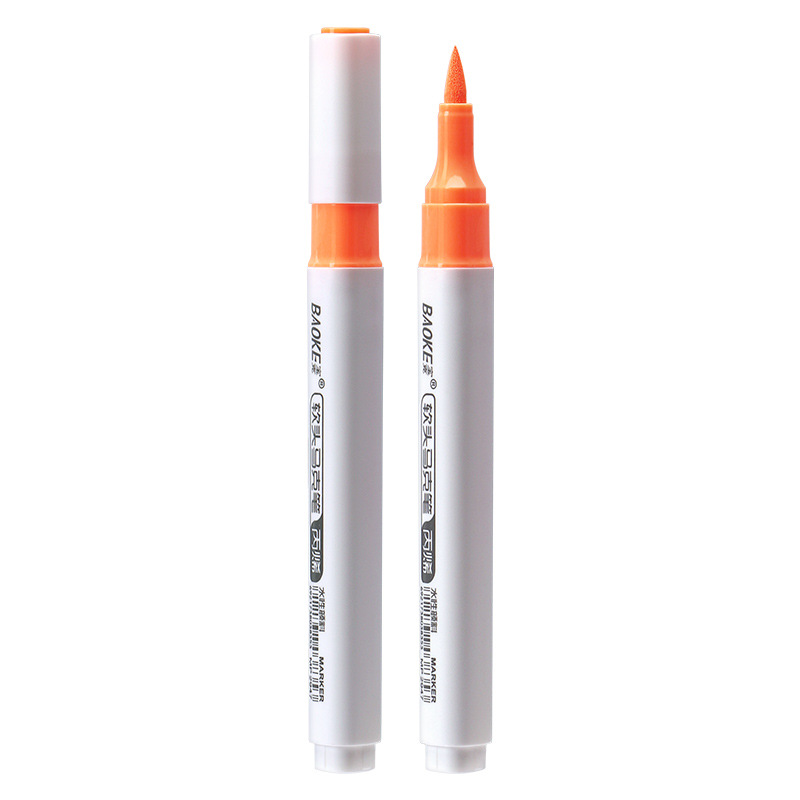 Bao Ke acrylic marker pens for student painting, doodling, DIY quick-drying hand pens, 36-color and 48-color waterproof brushes in stock Item Picture