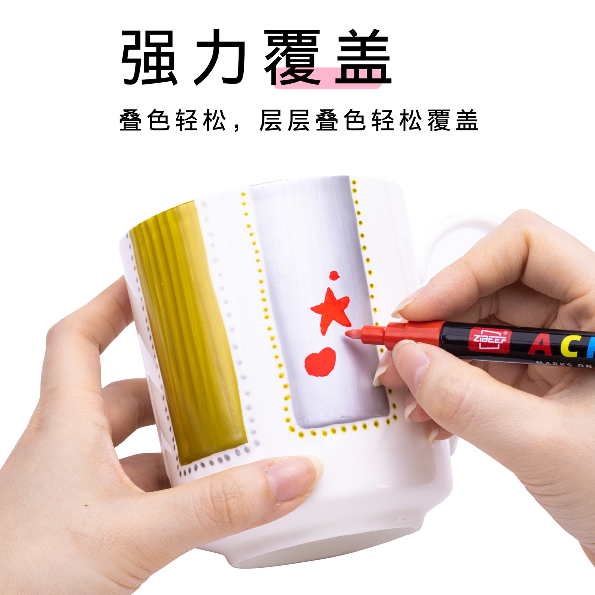 Wholesale of 2100 acrylic markers, student stationery, graffiti art pens, diy children's watercolor pens details Picture