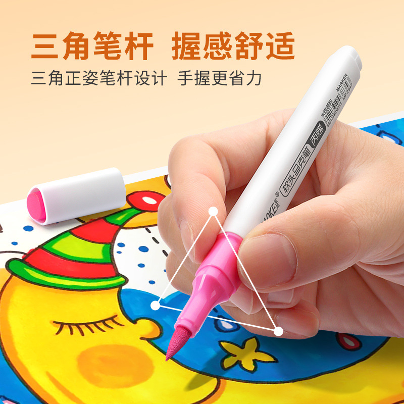 Bao Ke acrylic marker pens for student painting, doodling, DIY quick-drying hand pens, 36-color and 48-color waterproof brushes in stock Application Scenario