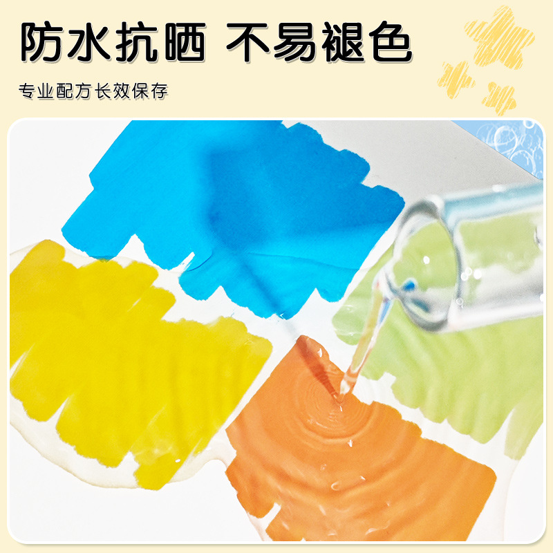 Huidele DL700 Acrylic Marker Pen with a fine tip, a waterproof hand-drawn diy paint doodle pen for children Application Scenario