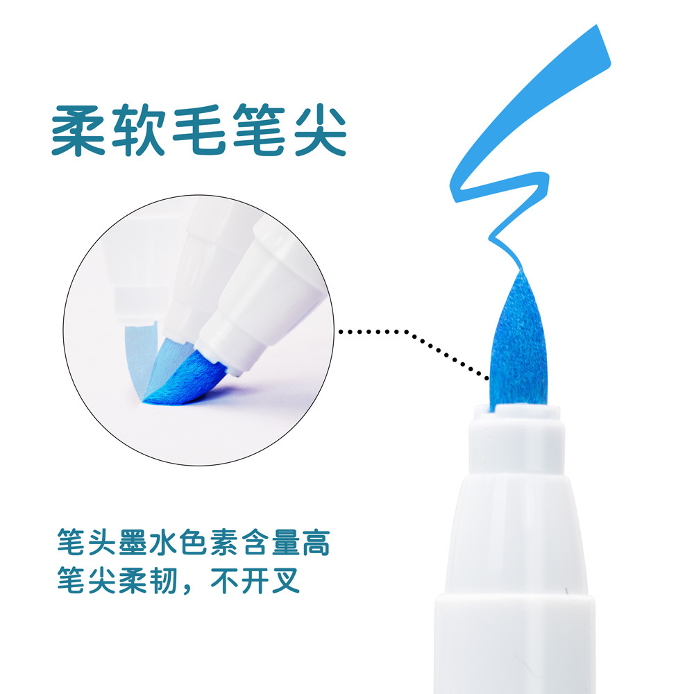 Wholesale of soft-tipped acrylic markers, glass, ceramics, painting, stones, shoes, phone cases, and graffiti pen sets Item Picture