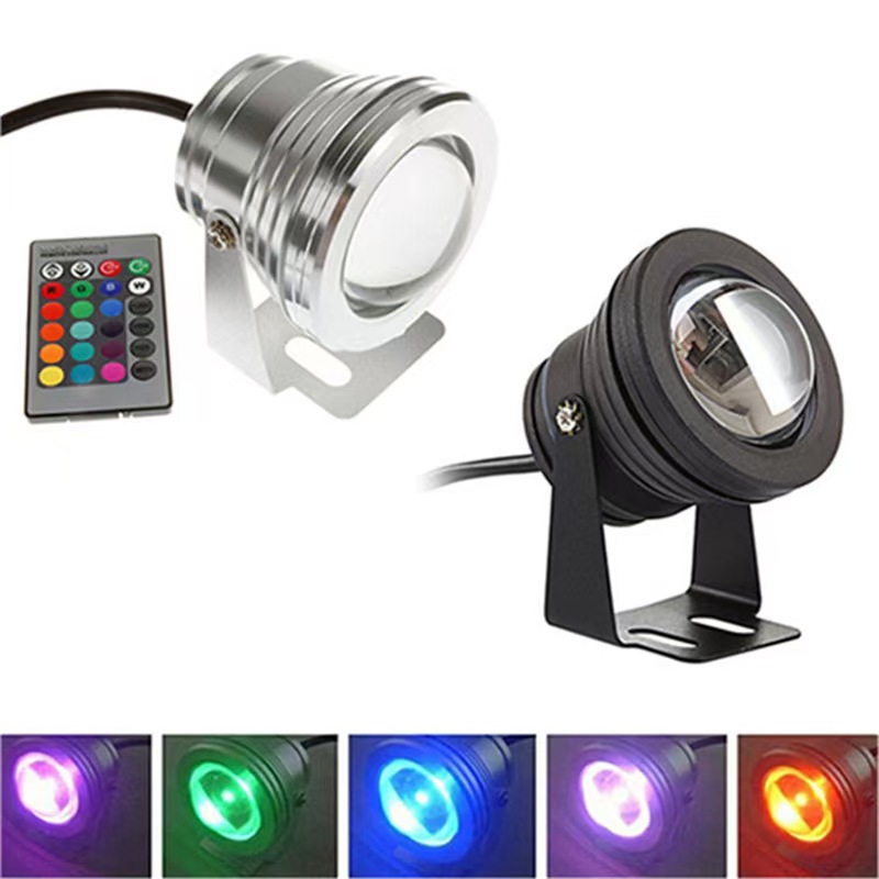 Color remote control LED wedding spotlights, borderless floodlights, wedding lighting equipment, underwater landscape lights Specification image
