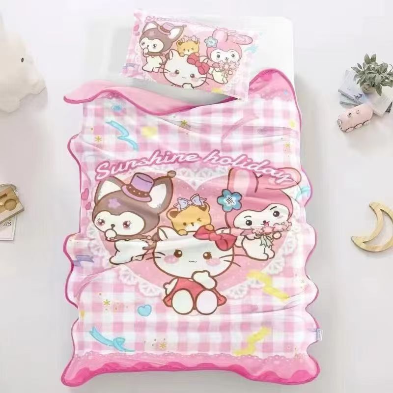 Single-layer flannel cartoon children's blanket cover Specification image