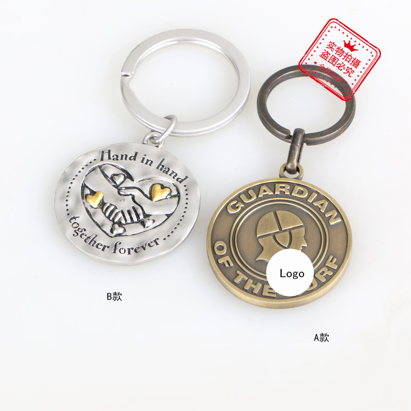 DIY metal keychains, key chains, key pendants, fashionable accessories, handicrafts, casual small gifts, and promotional items details Picture