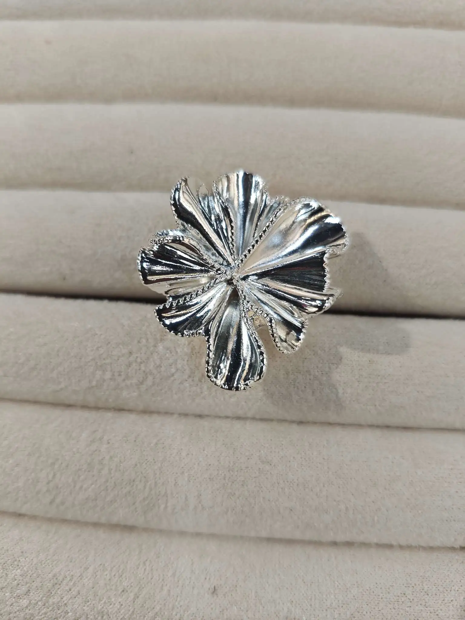 Aleación de cobre ornamento de mano, anillo de cobre elegante detail image 5