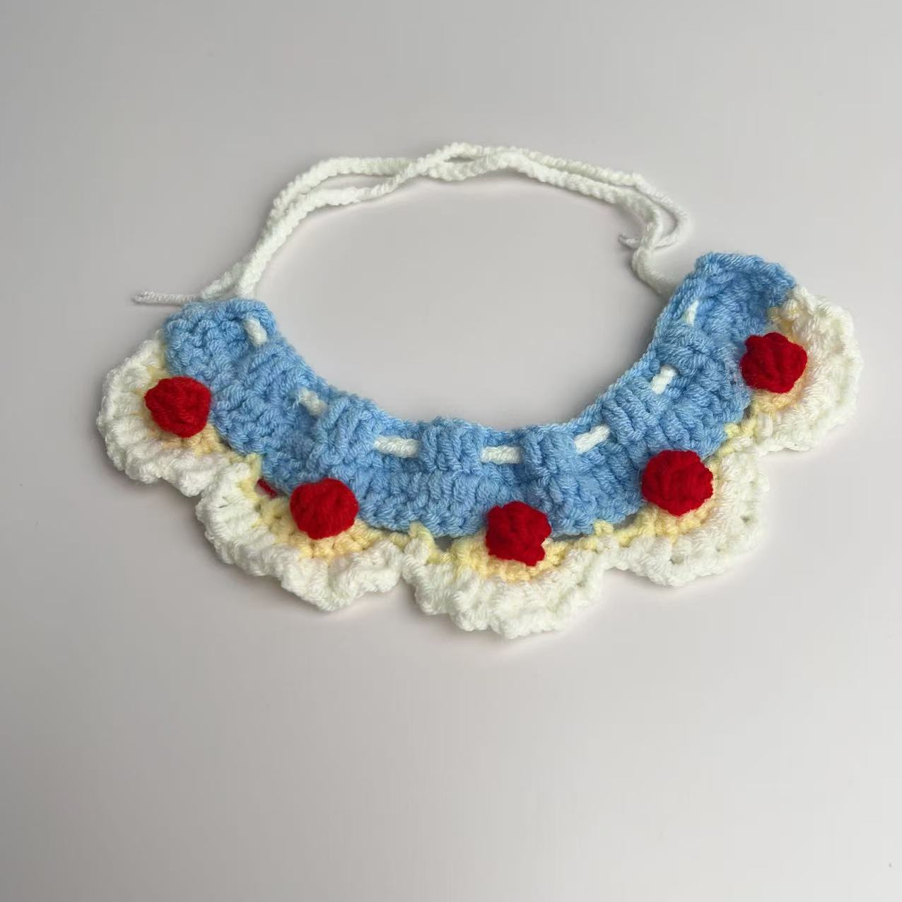 Pet saliva wipes, cat woven dog scarves, pet scarves, pet jewelry, birthday hats Item Picture