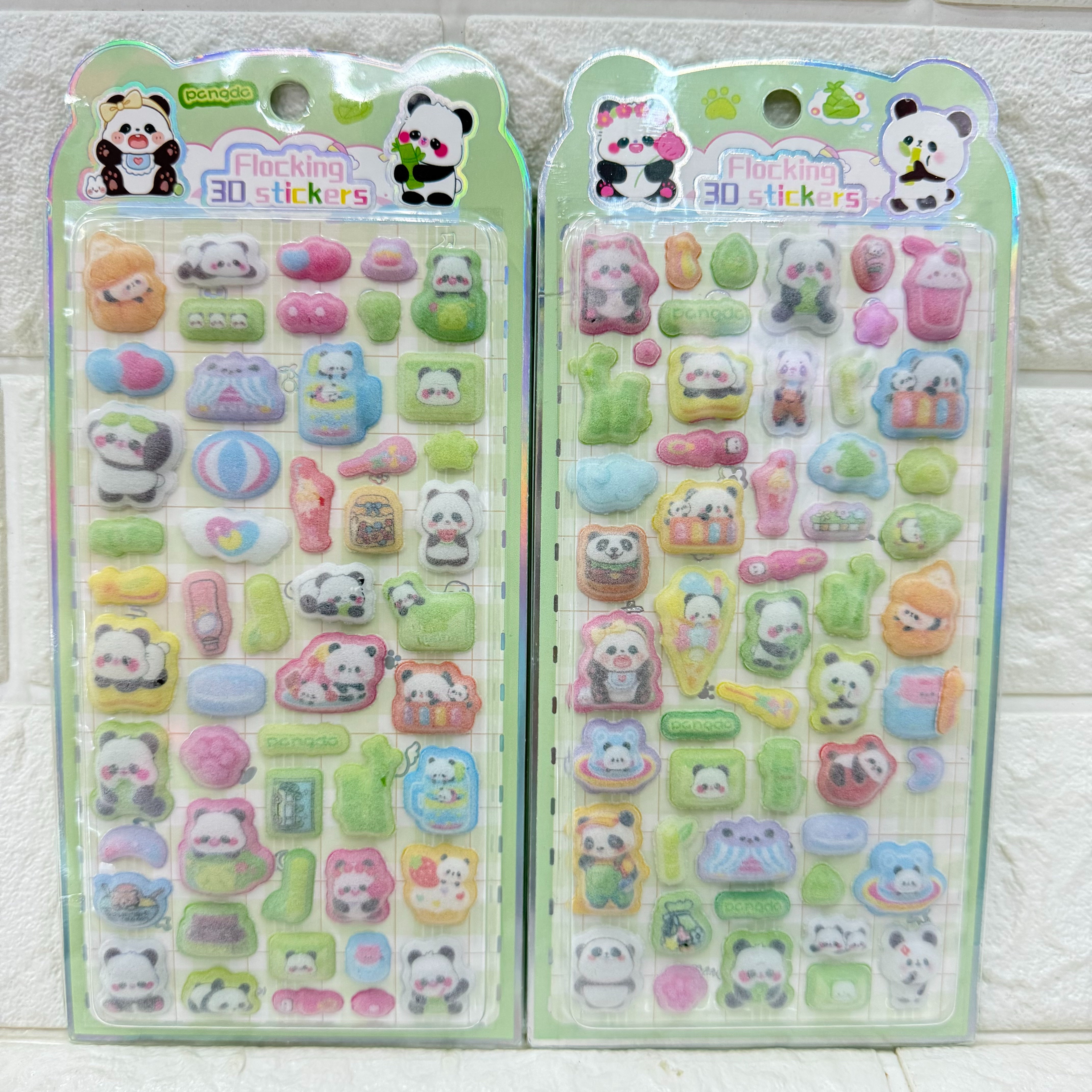 Cute diy diy mobile phone decorative stickers with cartoon flocking 3D relief stickers. Soft and adorable 3D decorative stickers Specification image