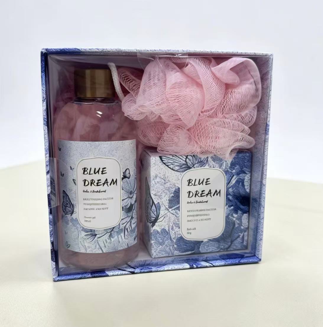 Customized soap, bath set, bath towel, shampoo, body care three-piece set, gentle and clean