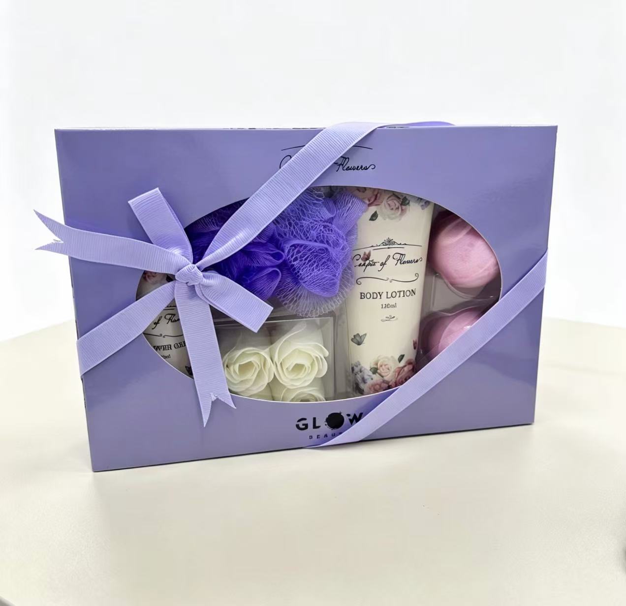 Customized soap, bath set, bath towel, shampoo, body care three-piece set