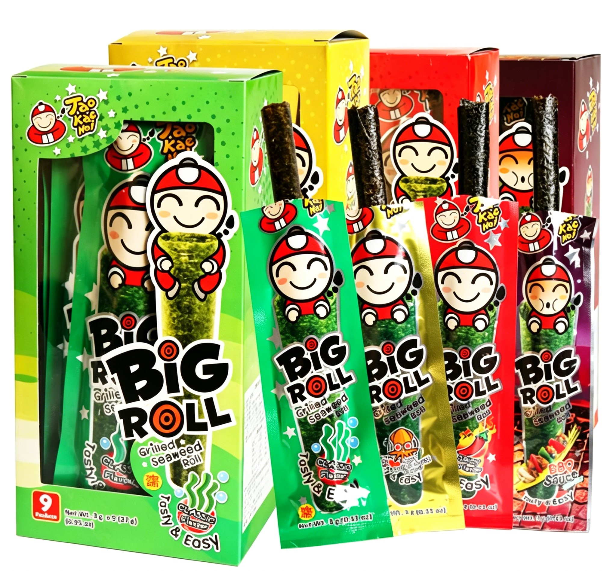 Free shipping! Thai Little Boss's 27g Crispy Seaweed Rolls, a light and satisfying snack with no burden Specification image