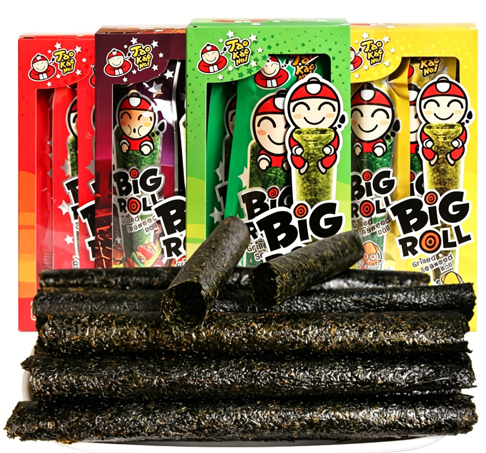 Free shipping! Thai Little Boss's 27g Crispy Seaweed Rolls, a light and satisfying snack with no burden details Picture