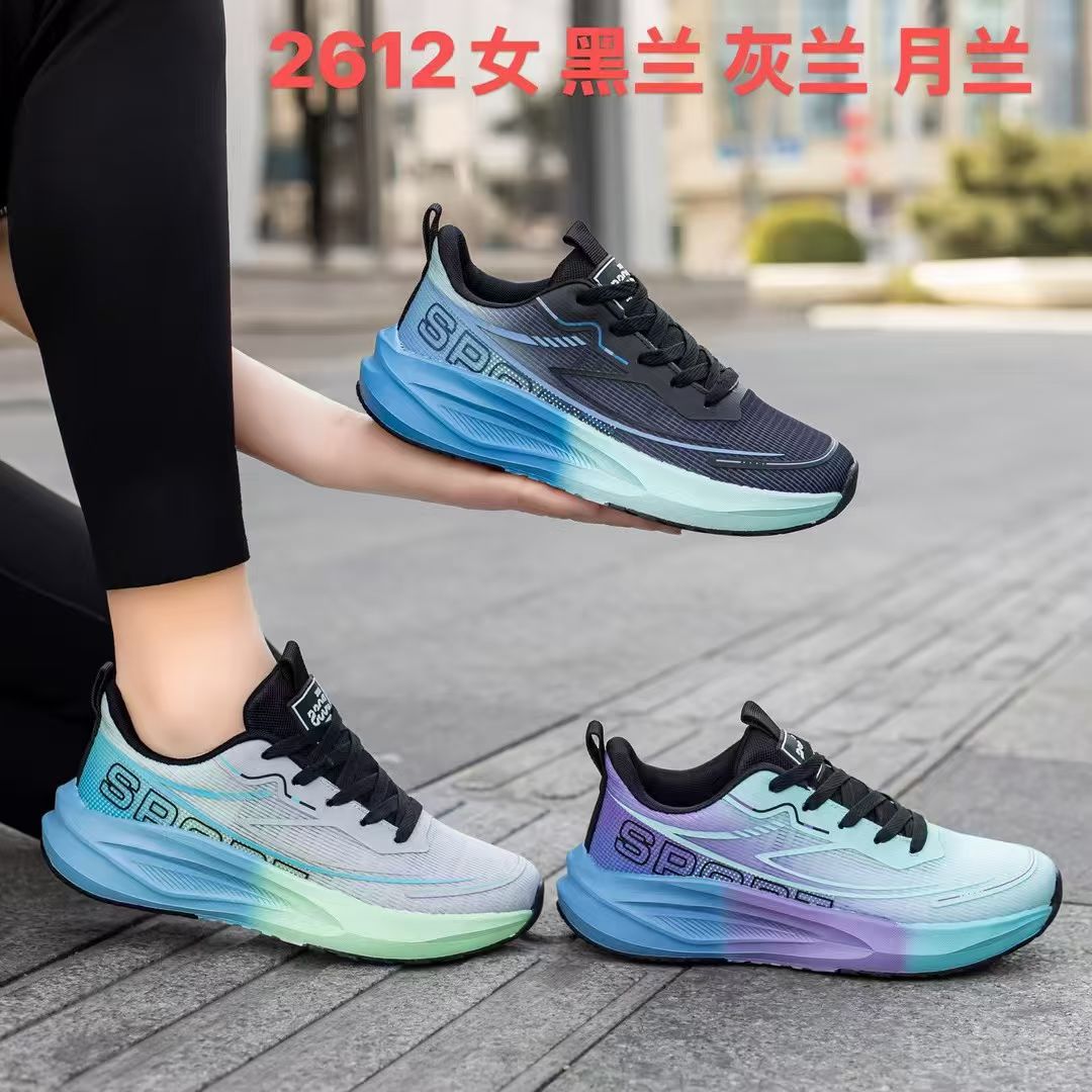 Korean lightweight and breathable women's sports single Shoes, summer soft-soled women's shoes