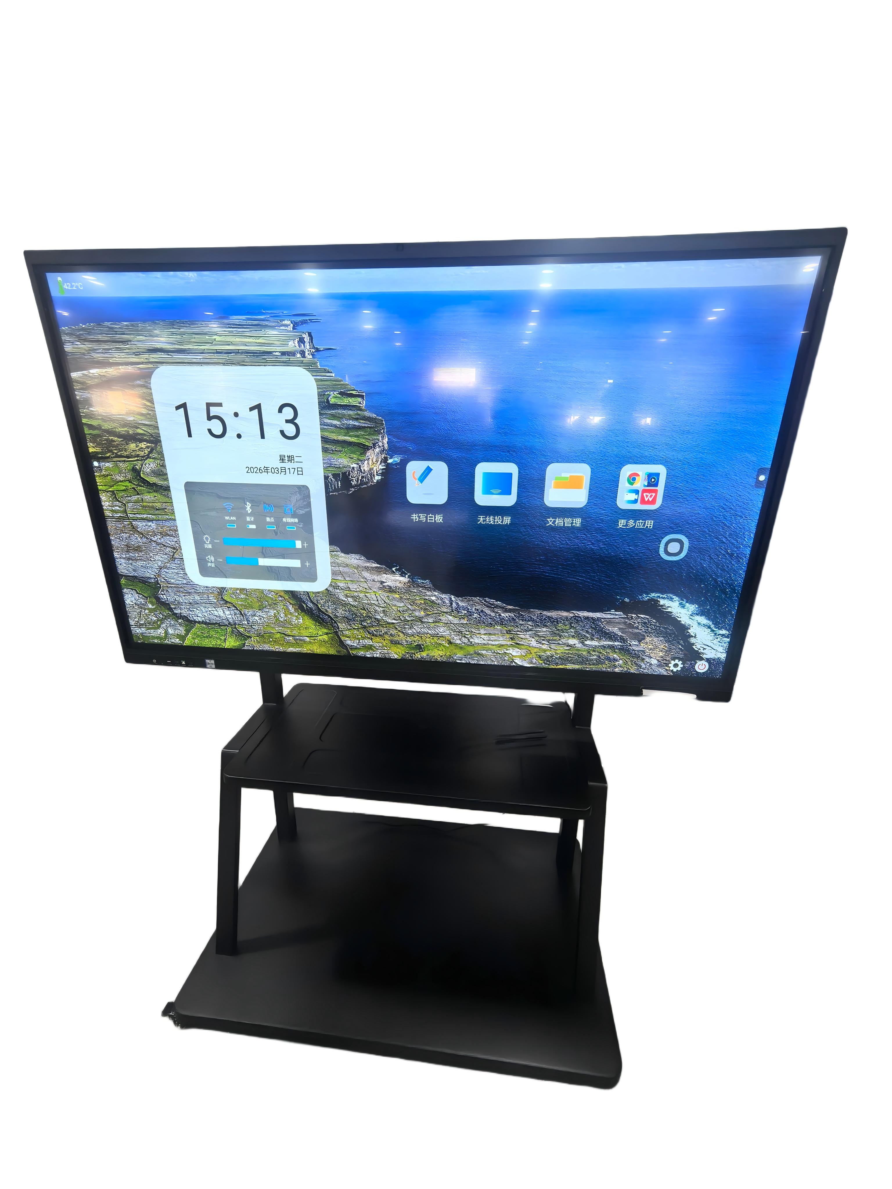 75寸LCD液晶显示屏4K/会议教育一体机/智慧屏/多功能互动教学终端细节图
