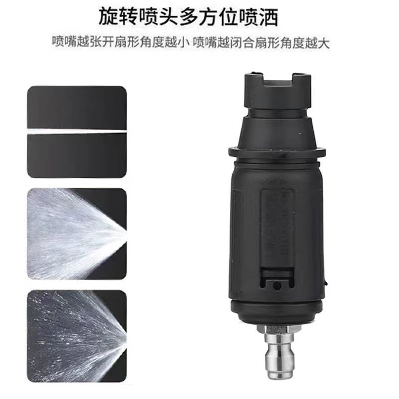 1/4 quick-connect ball valve switch for high-pressure car wash machine anti-burst water pipe, universal high-pressure car wash machine hose Specification image