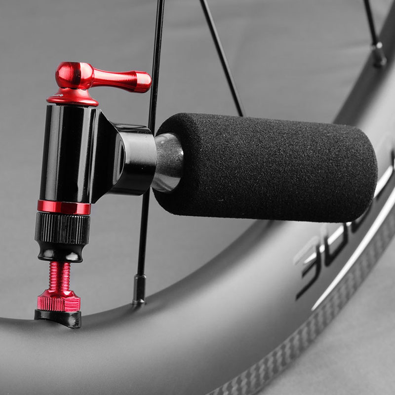 PC005 bomba de emergencia aleación de aluminio bomba de bicicleta mini kit llevar rosca CO2 co2 cabeza inflable rápida Specification image