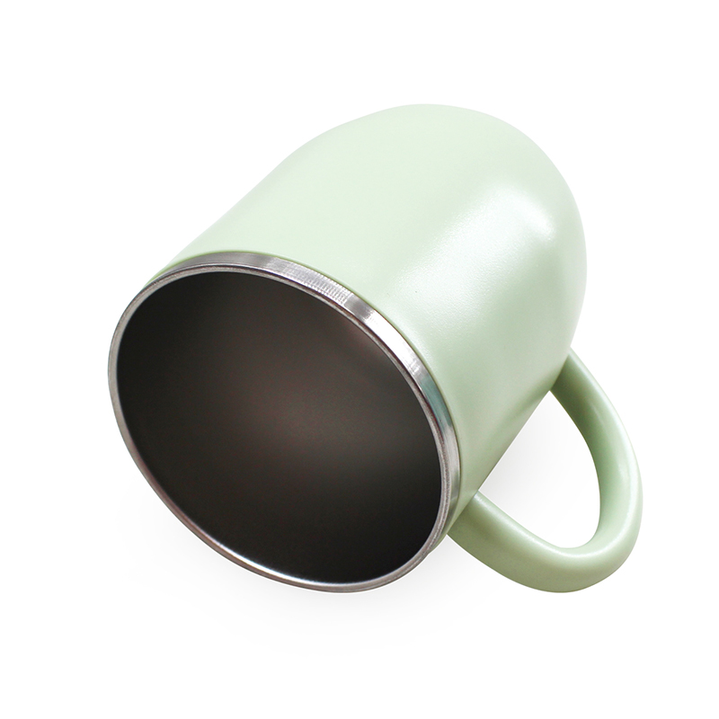 Colorful handle with lid, 304 stainless steel inner liner, 350ml portable outdoor sports dual-effect summer new style details Picture