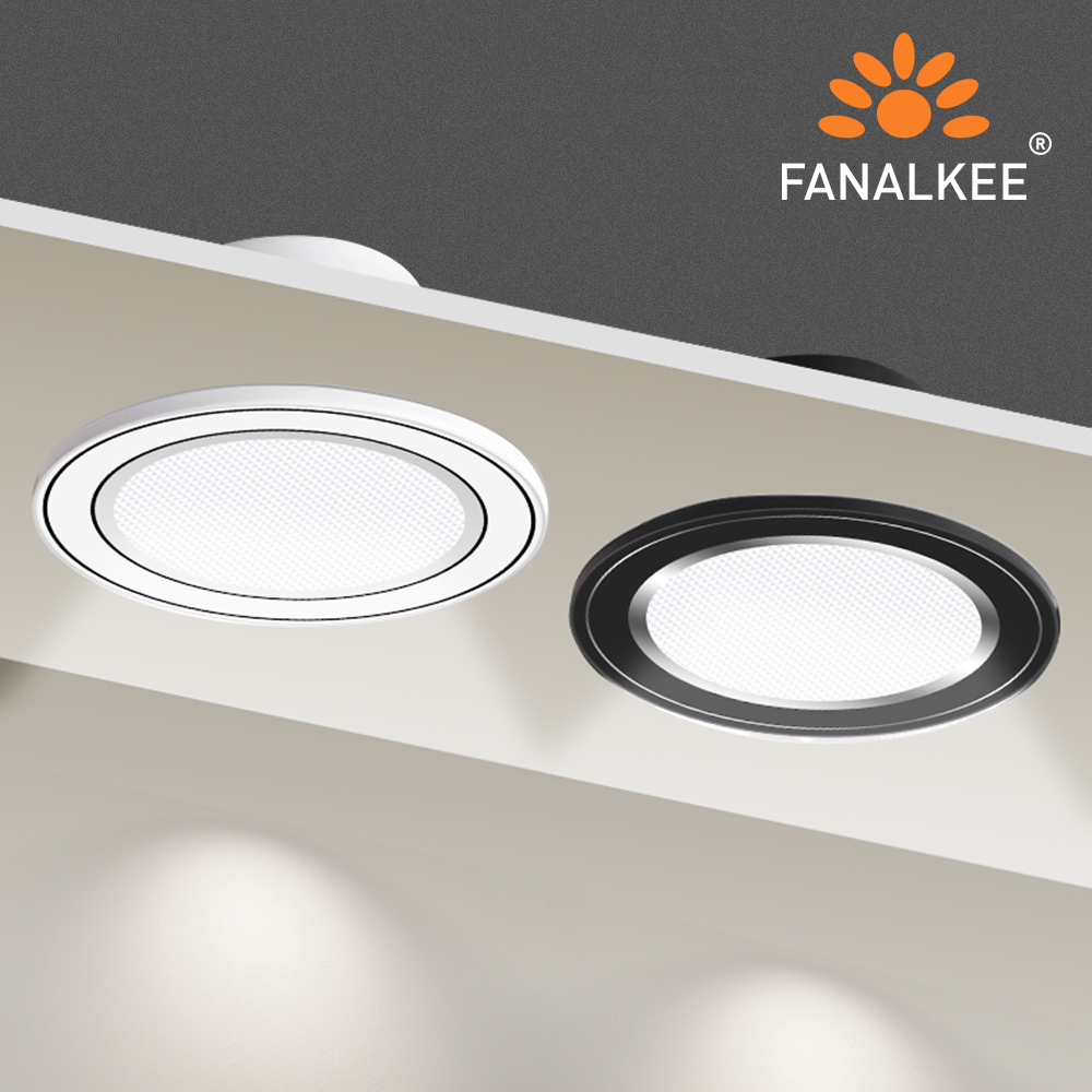 Factory direct sales of new LED dual-color panel lights, recessed and exposed, round and square flat downlights, 101439029 Item Picture