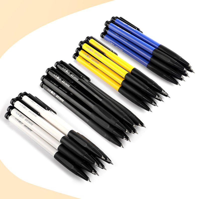 Baok ballpoint pen, office ballpoint pen, blue press creative medium oil pen, smooth water feel, student writing pen wholesale Specification image