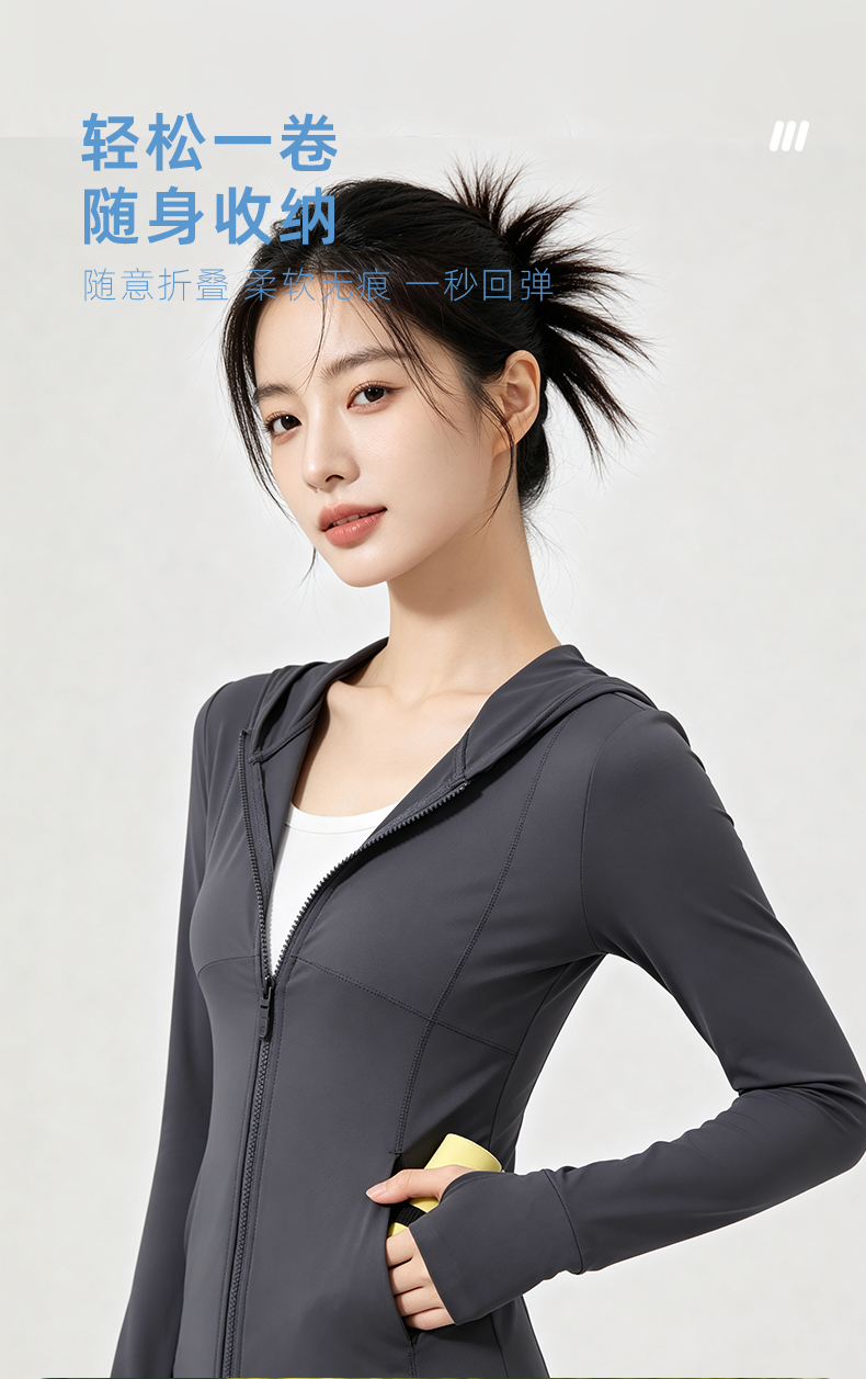 恩爱德轻奢风一体空顶防晒帽女夏季新款户外运动轻便可折叠遮阳帽太阳帽详情7
