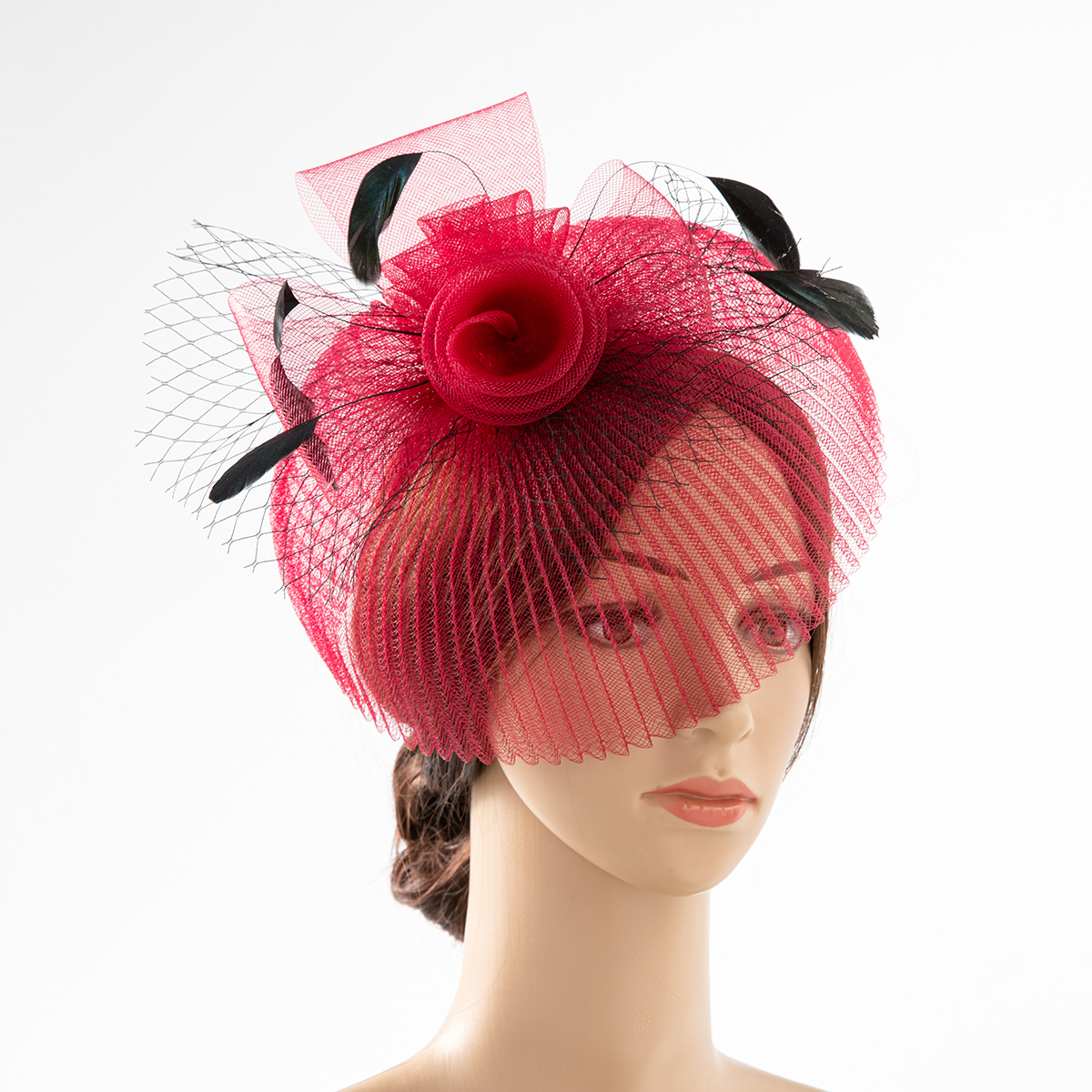 1 piece of handmade feather accessory for ladies, Halloween, Christmas, Christmas hair accessory, Christmas gift, birthday