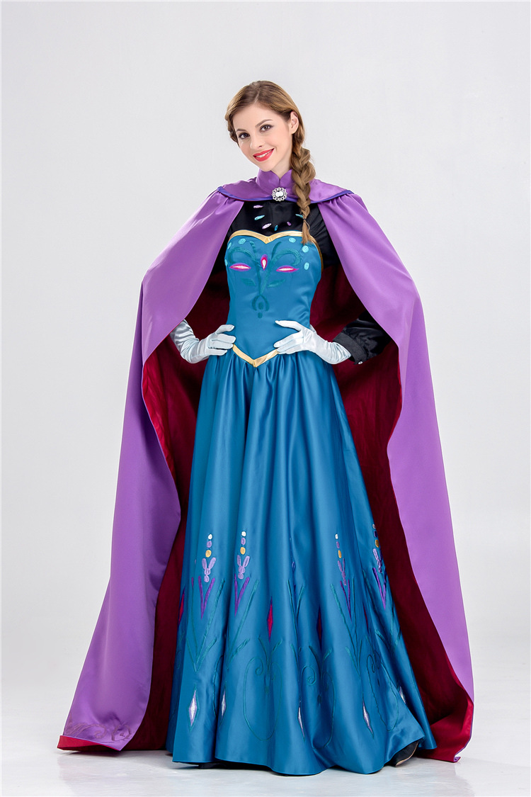 Halloween costumes: Frozen cosplay Elsa princess role-playing adult Snow White performance costume Item Picture