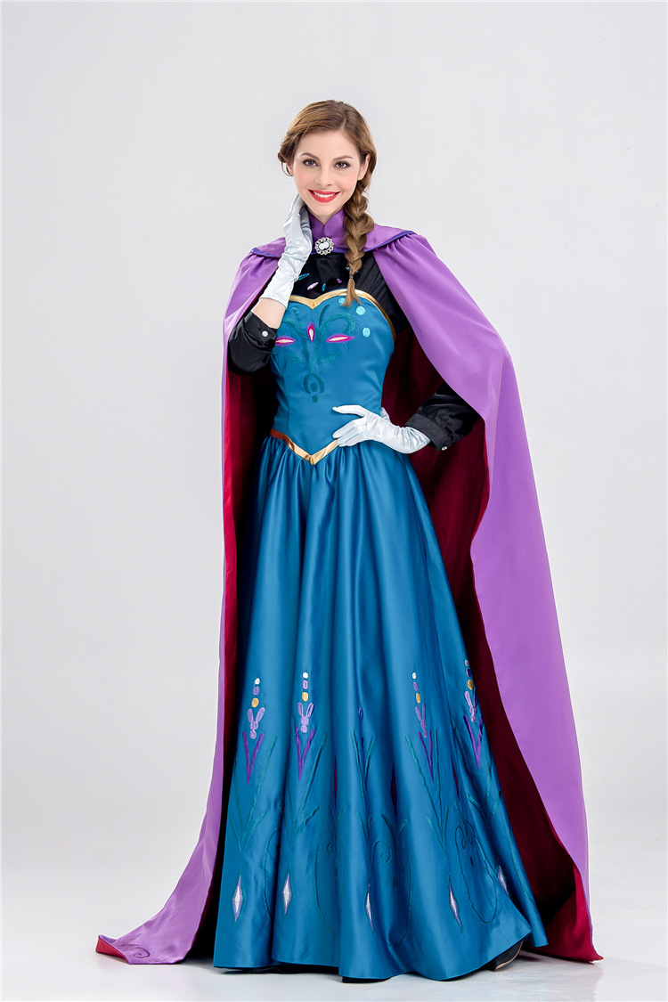 Halloween costumes: Frozen cosplay Elsa princess role-playing adult Snow White performance costume full figure